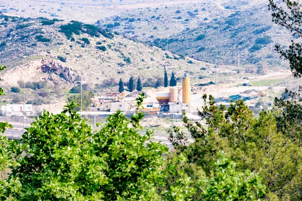 Shomron bergen och Cross-Israel Road — Stockfoto