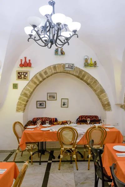 Restaurant in landmark house,  Jaffa, Tel Aviv — Stock Photo, Image