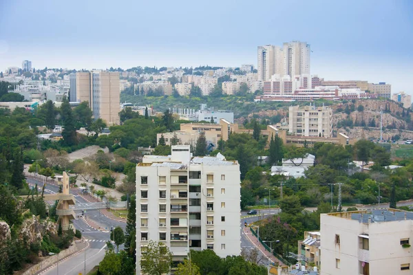Вид на Хайфу - технологический прорыв Израиля — стоковое фото