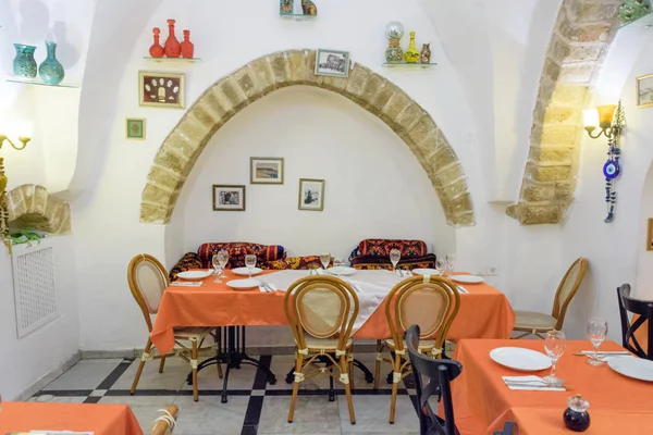 Restaurant in landmark house,  Jaffa, Tel Aviv — Stock Photo, Image