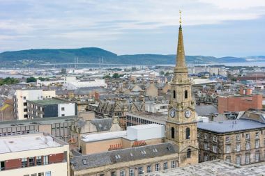 Yukarıdan Inverness, İskoçya, Birleşik Krallık 
