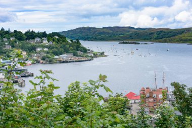 Oban Bay Mccaig'ın kulede Oban, İskoçya gelen