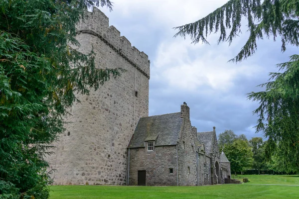 Castelo de Drum no norte da Escócia perto de Aberdeen — Fotografia de Stock