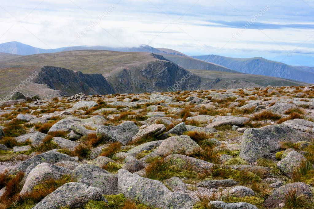 Cairn Gorm Mountain summit in the Cairngorm National Park