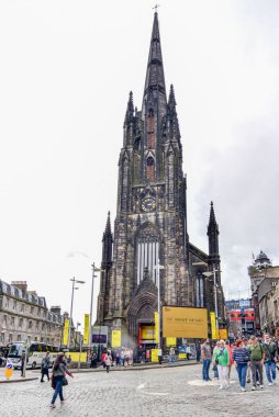 Eski şehir Edinburgh, İskoçya'da Royal Mile