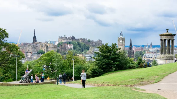 View of Edinburgh from Calton Hill — Stock Photo, Image