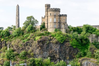 Eski şehir Edinburgh, İskoçya'da Calton Hill