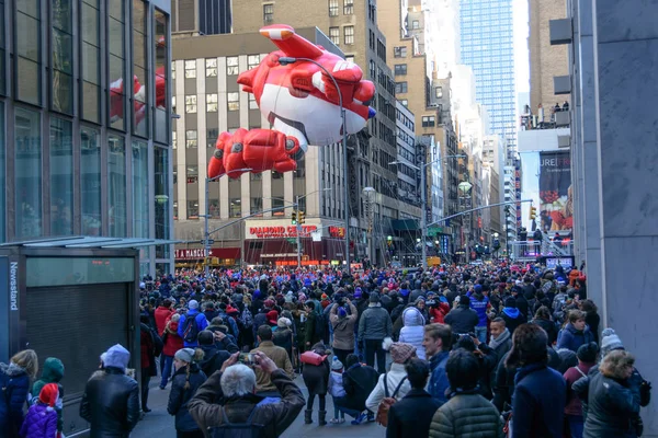 New York'ta Macy's Şükran günü geçit töreni — Stok fotoğraf