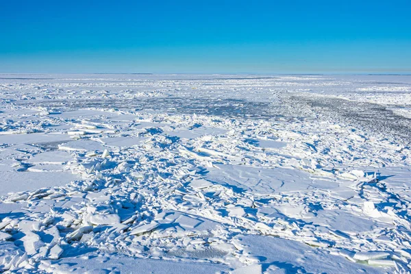 Бесконечные Виды Льда Снега Стране Лапландии Северной Арктике Финляндия Скандинавия — стоковое фото