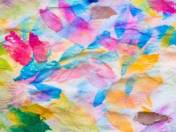 Résumé de l'aquarelle colorée sur papier de soie — Photo