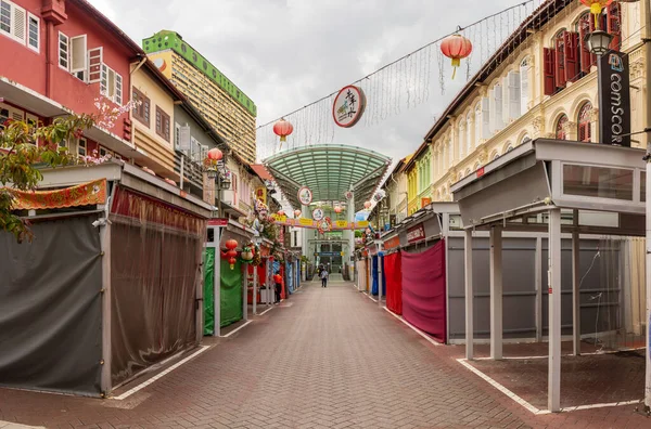 Singapur 'daki Çin Mahallesi iş için kapalı.