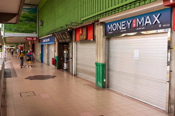 Singapur 'da terk edilmiş bir Çin mahallesi.