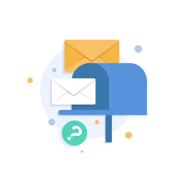 Příchozí Email Přijímám Zprávy Nový Příjem Pošty Zpráva Doručené Pošty — Stockový vektor