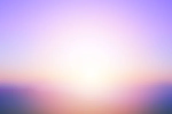 Abstract bright sunset with de focused sun lights blurred background — Stock Photo, Image