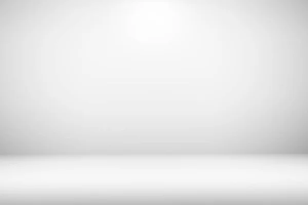Sala vazia com gradiente de luz interior em branco para projeto criativo cópia espaço pano de fundo ou design de fundo — Fotografia de Stock