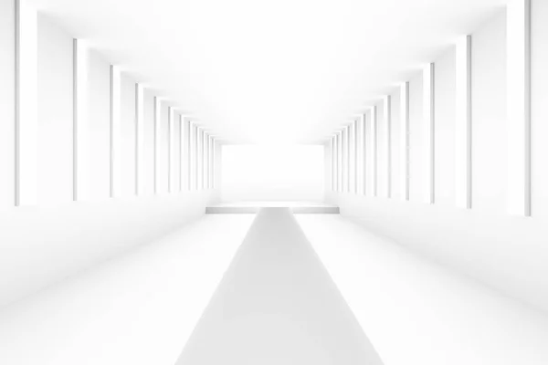 Blanco en blanco podio vacío para la plantilla de diseño de fondo pr fondo de diseño en blanco — Foto de Stock