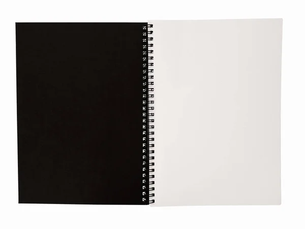 Plantilla de cuaderno en blanco realista para el diario de negocios de la escuela de diseño de cubierta —  Fotos de Stock