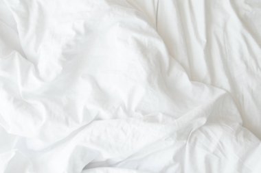 Beyaz kumaş dokusu arkaplanı