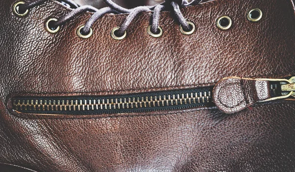 Koyu kahverengi deri doku arka planı