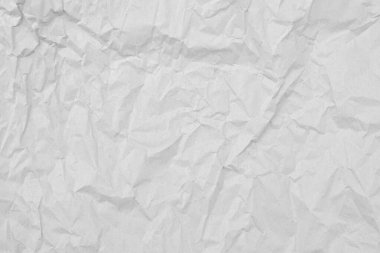 Beyaz buruşturulmuş kağıt doku kağıdı