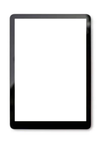 Tablet digital mock up no fundo branco com caminho Clipping — Fotografia de Stock