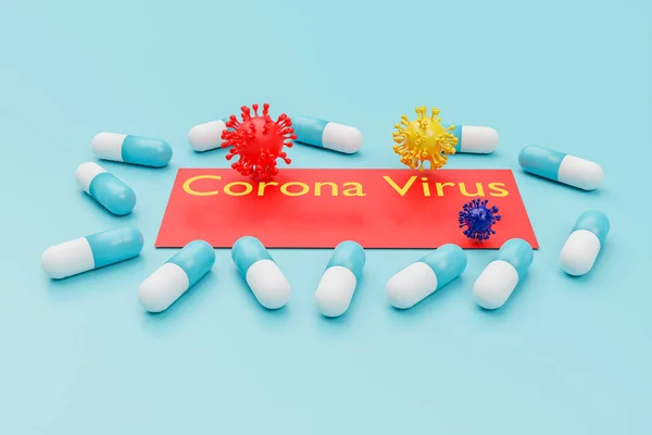 Covid Trattamento Farmacologico Coronavirus Ministero Della Salute Raccomanda Combinazione Farmaci — Foto Stock