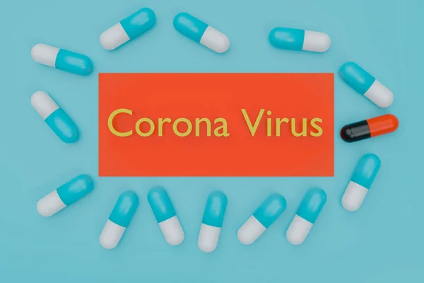Covid Léková Léčba Koronavirus Ministerstvo Zdravotnictví Doporučuje Kombinaci Léků Proti — Stock fotografie