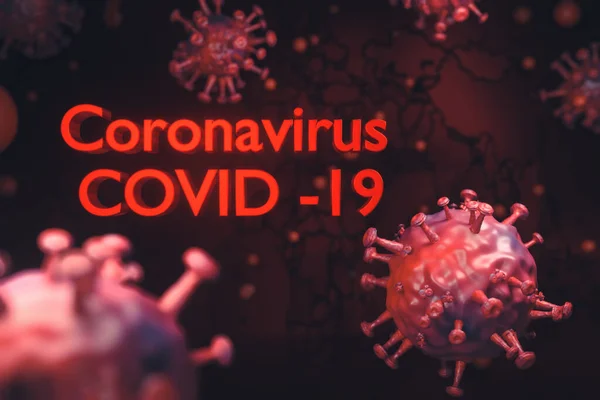 Covid Coronavirus 2019 Ncov Novedosos Antecedentes Coronavirus Responsable Del Brote — Foto de Stock