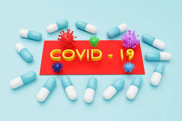 Covid Tratamiento Farmacológico Coronavirus Ministerio Salud Recomienda Combinación Fármacos Vih — Foto de Stock