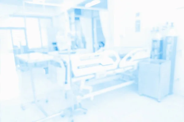 Abstrakte Verschwommenheit Krankenhaus Und Klinik Interieur Patientenbett Krankenhaus Hintergrund — Stockfoto