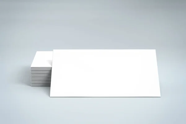 Brand Identity Blank Business Card Credit Card Mockup Template Design — Stock Photo, Image