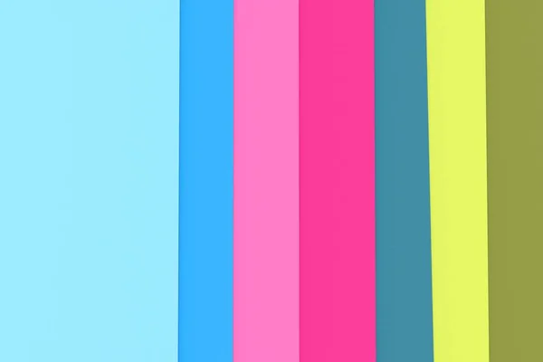 Abstract Kleurrijke Papieren Textuur Achtergrond Minimale Geometrische Bovenaanzicht Eenvoudige Kopieerruimte — Stockfoto