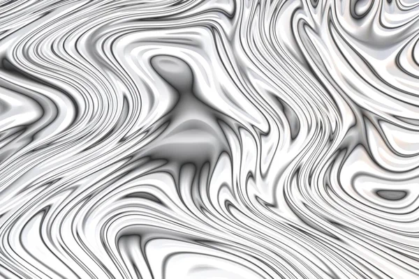 Чорно Білий Абстрактний Акрил Наливає Текстуру Мармурової Фарби Дизайну Ілюстрацій — стокове фото