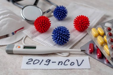 Novel Wuhan coronavirus 2019-nCoV concept.