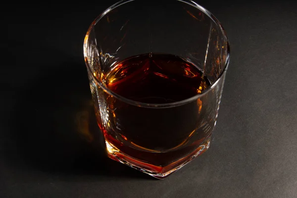 Een Beetje Whisky Een Glas — Stockfoto