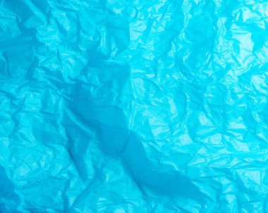 Buruşmuş beyaz-mavi kağıt