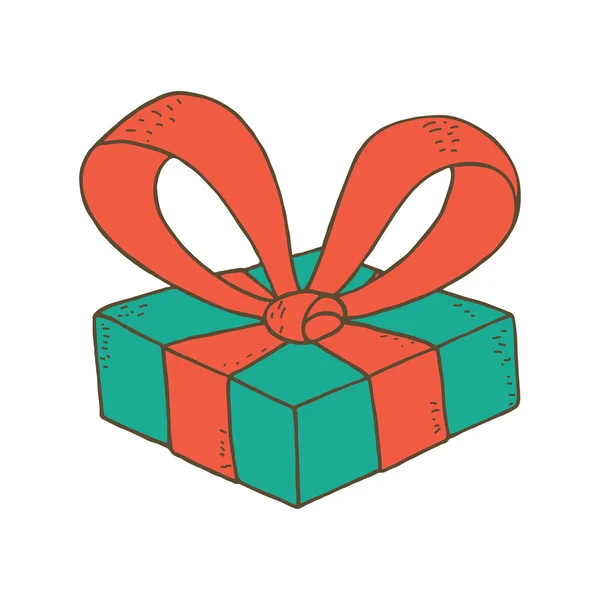 Caja de regalo. ilustración vectorial — Vector de stock