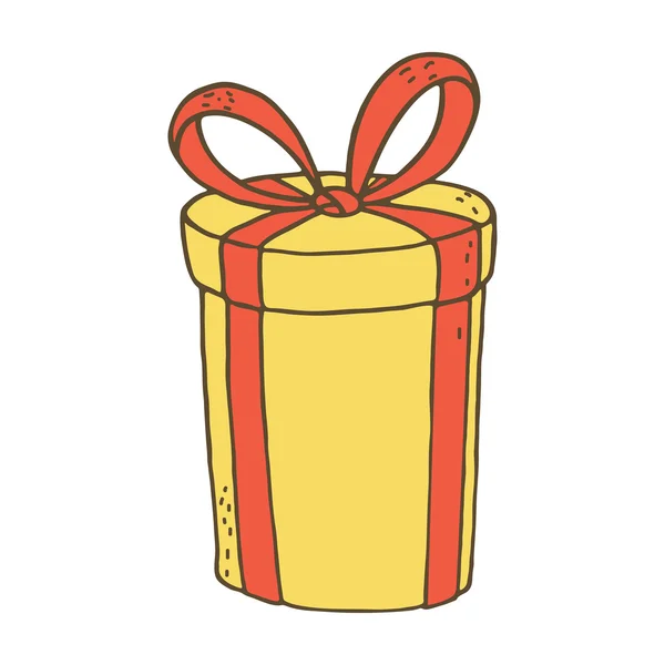 Caja de regalo. ilustración vectorial — Vector de stock