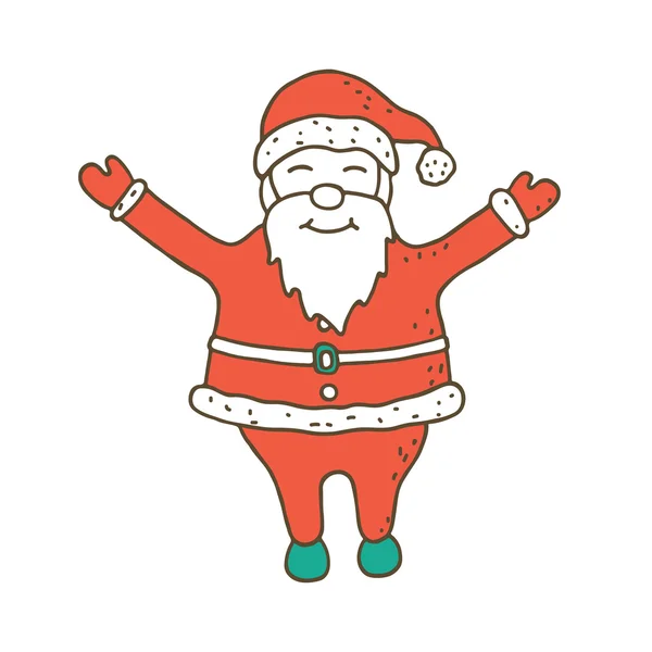 Санта Клаус. векторная иллюстрация — стоковый вектор