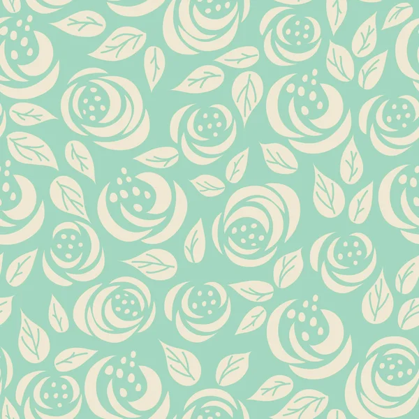 Seamless vintage floral background — Stock Vector