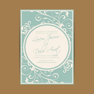 Davet düğün ve tarihi kartları kaydetmek