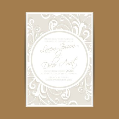 Davet düğün ve tarihi kartları kaydetmek