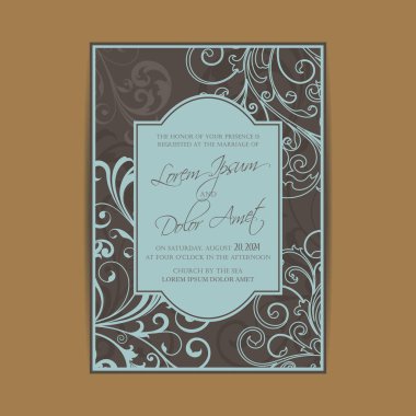 Davet düğün ve tarihi kartları kaydetmek