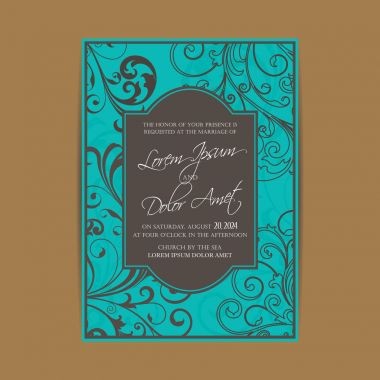 Davet düğün ve tarihi kartları kaydetmek