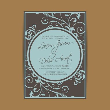 Davet düğün ve tarihi kartları kaydetmek