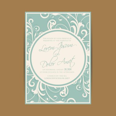 Davet düğün ve tarihi kartları kaydetmek