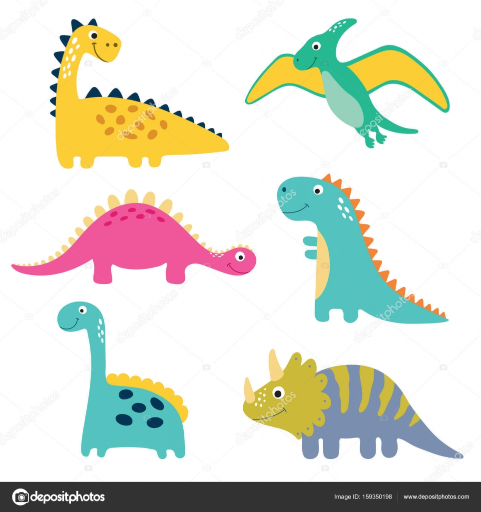 Cute Dino Illustration Vector Image By C Arnica Vector Stock