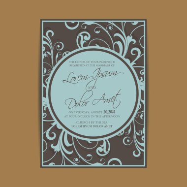 Davet düğün ve tarihi kartları kaydetmek