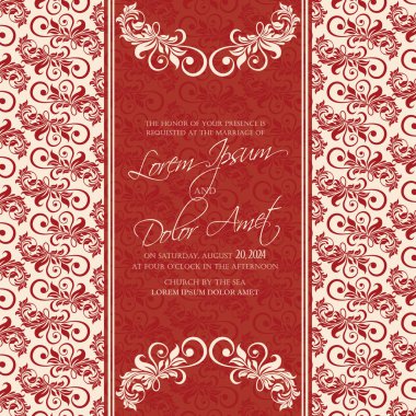 Davet düğün ve tarihi kartları kaydetmek