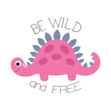 şirin dino illüstrasyon